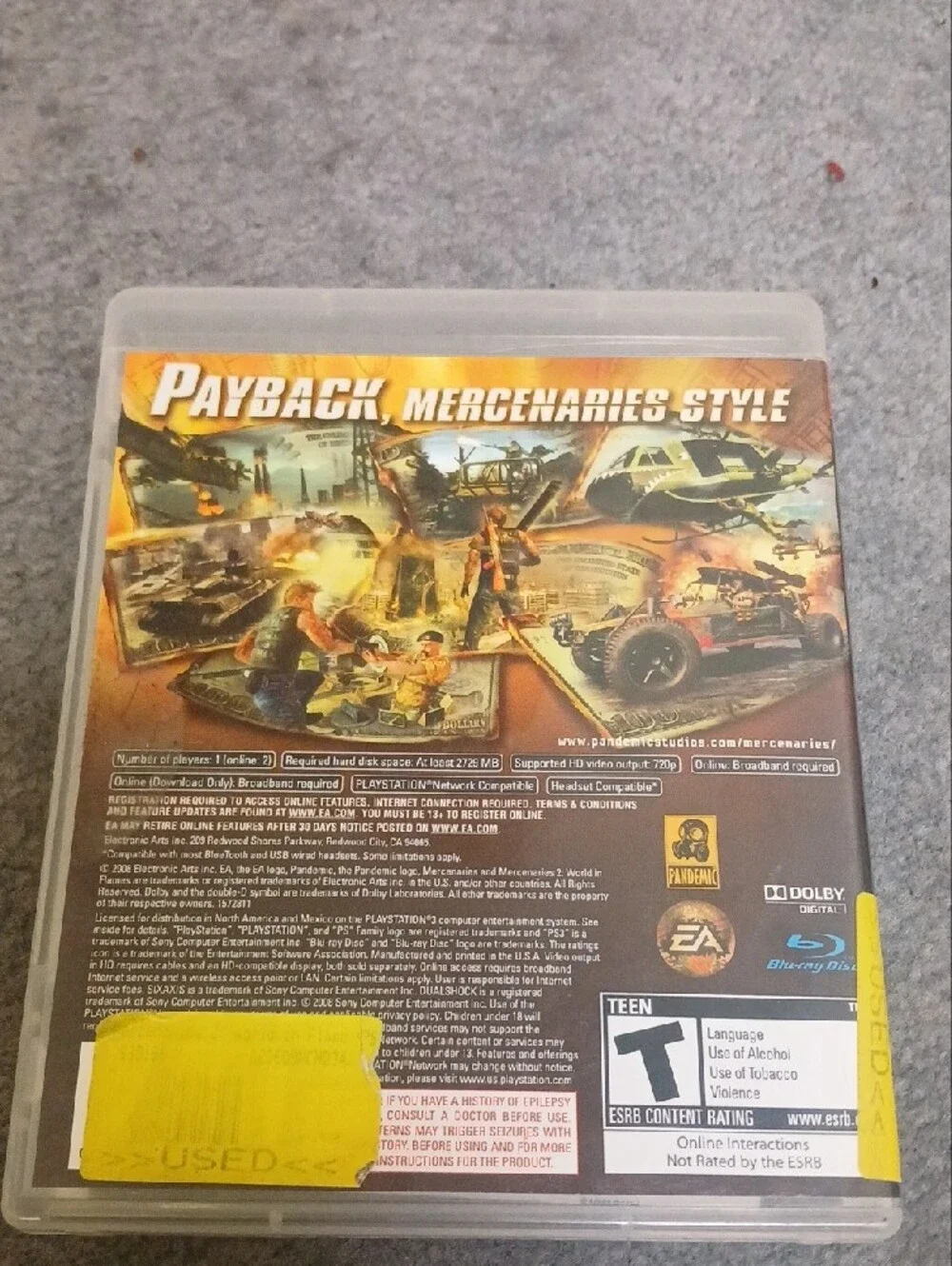 Sony playstation action